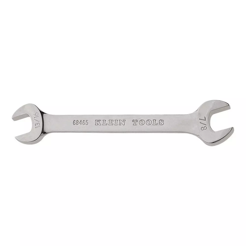 Klein Tools 68465 Open-End Wrench 13/16" and 7/8" Ends