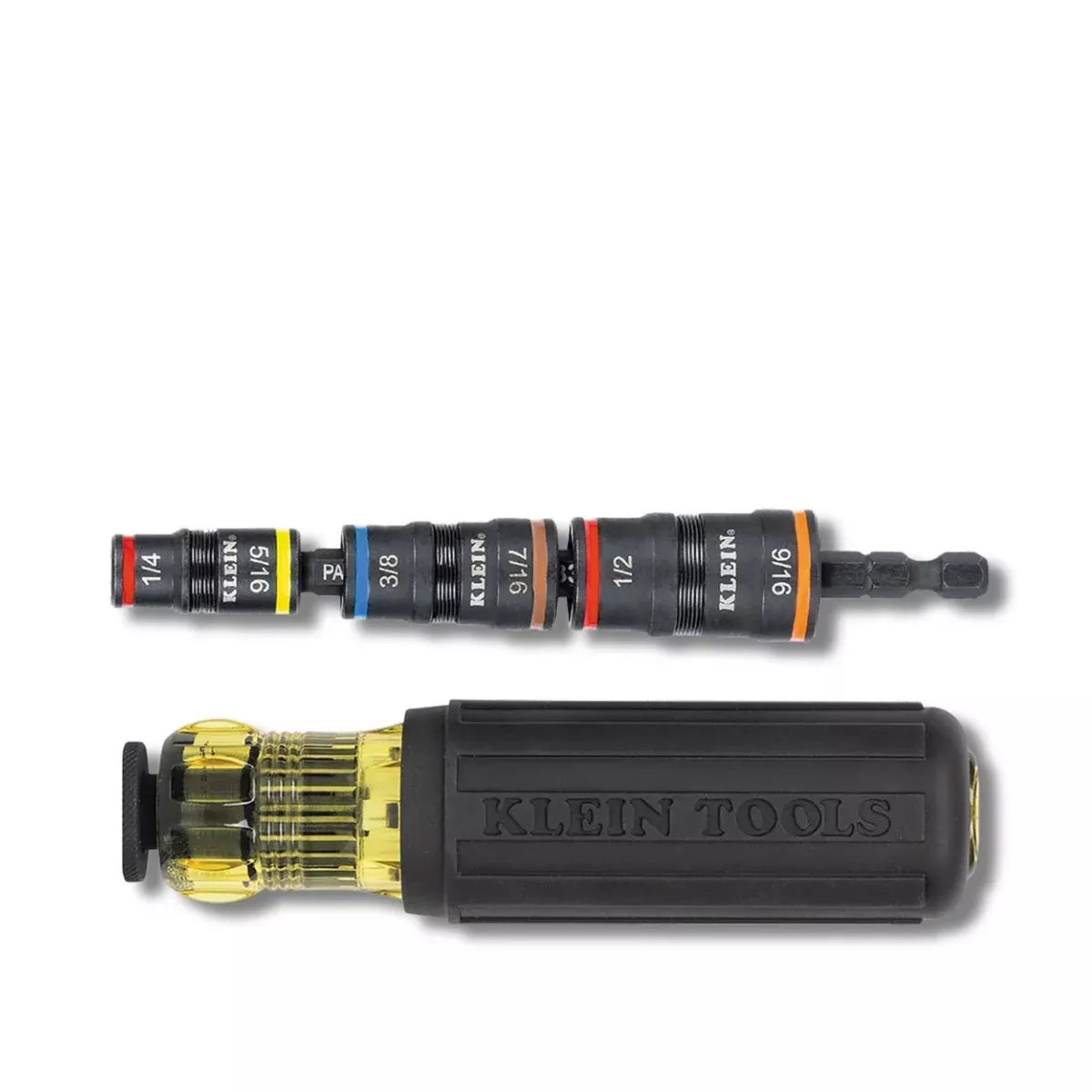 KLEIN TOOLS | 7-in-1 Impact Rated Flip Socket Set with Handle | #32910