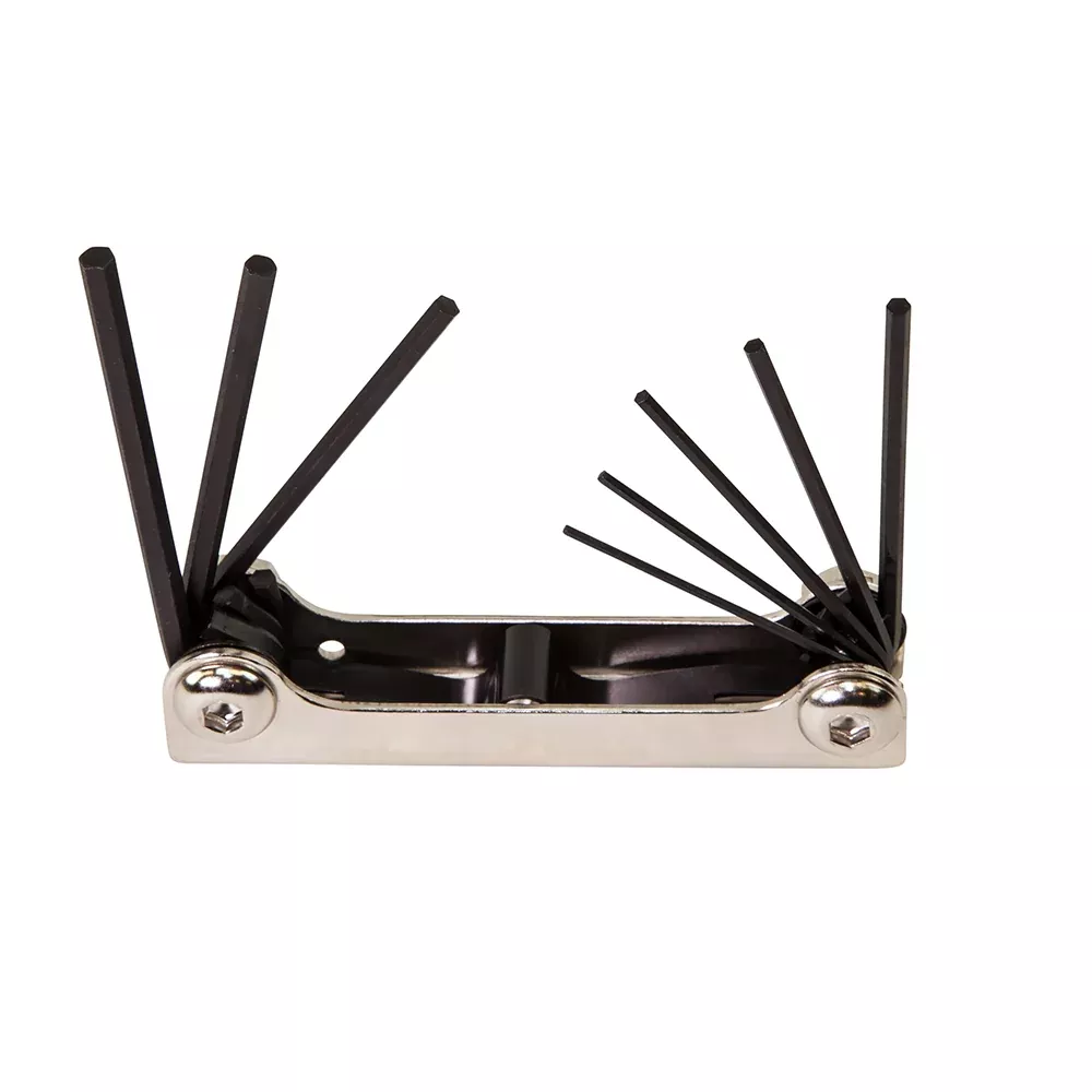 Klein Tools 70581 8-Key Folding Hex Key Set, 1/20 to 5/32-Inch SAE