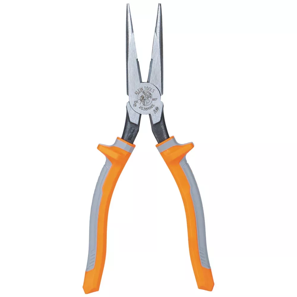Klein Tools 8" Insulated Long Nose Side Cutting Pliers