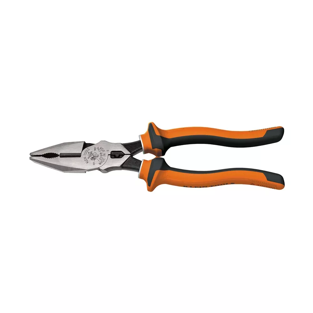 Klein Tools 8" Insulated Universal Nose High Leverage Side Cutting Pliers