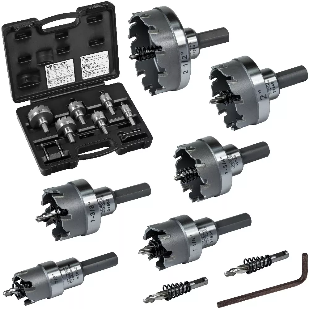 Klein Tools 8 PC. Master Electrician Hole Cutter Kit