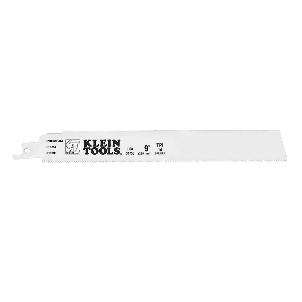 Klein Tools 9" 14 TPI Reciprocating Saw Blades (5 PACK)