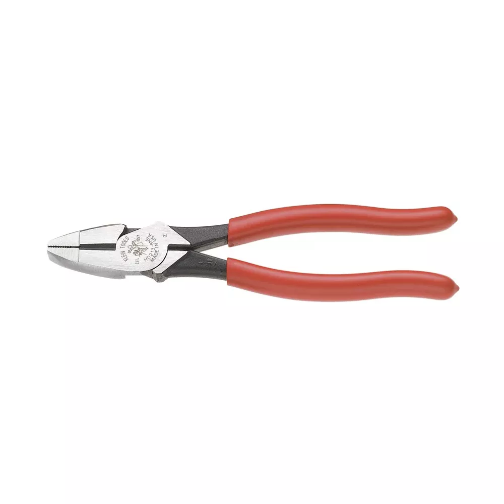 Klein Tools 9" New England Nose High Leverage Side Cutting Pliers