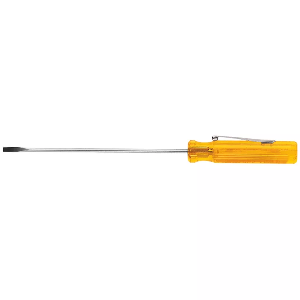 Klein Tools A130-2 Pocket Clip Screwdriver, 1/8" Tip, 2" Shaft