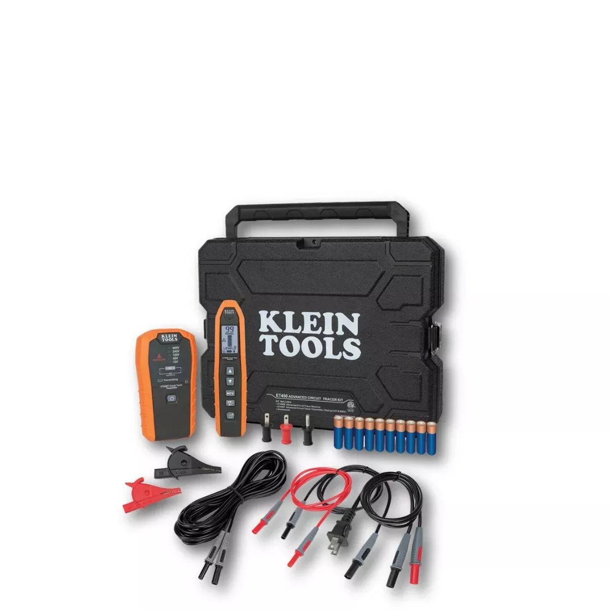 KLEIN TOOLS | Advanced Electrical Circuit Breaker Finder and Wire Tracer Kit with Case | #ET450| ET-450