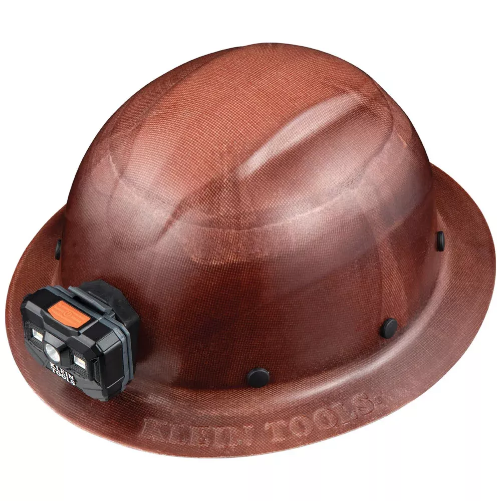 Klein Tools Class G Full Brim KONSTRUCT Series Hard Hat w/ Headlamp