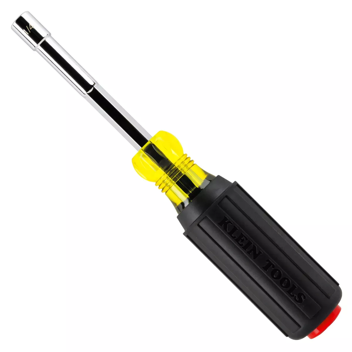 KLEIN TOOLS | Color-Coded Hollow-Shaft Heavy-Duty Nut Driver, 1/4-Inch | #65414