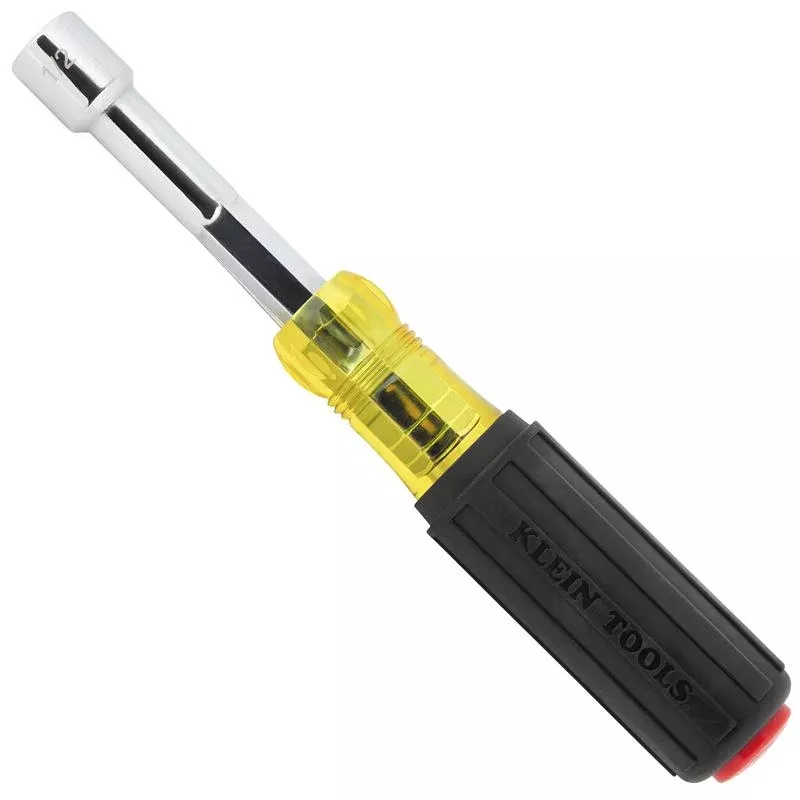 KLEIN TOOLS | Color-Coded Magnetic Hollow-Shaft Heavy-Duty Nut Driver, 1/2-Inch | #65412MAG