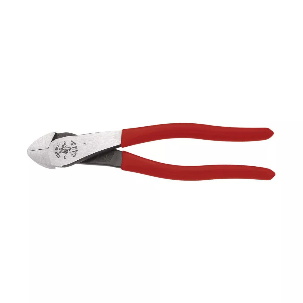 Klein Tools D238-8 Diagonal-Cutting Pliers, High Leverage, Angled Head