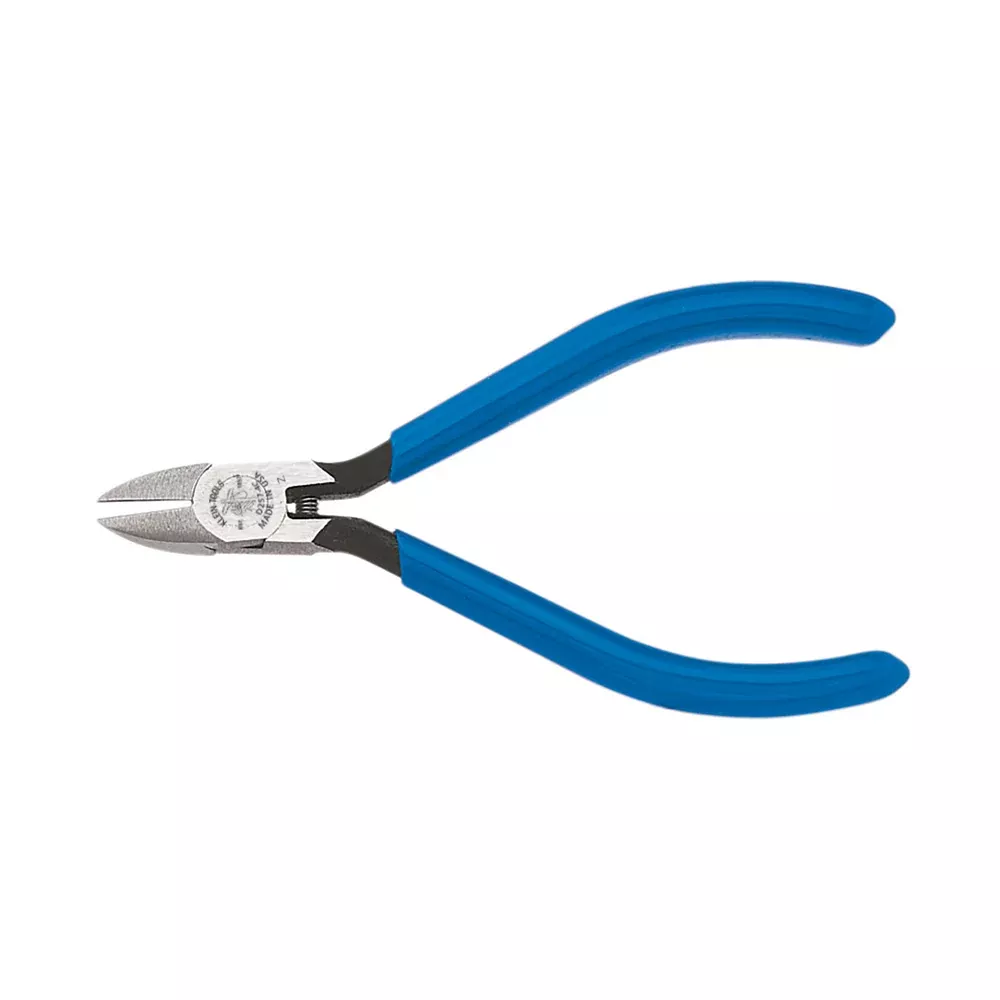 Klein Tools D257-4C Electronics Pliers, Tapered Nose, Narrow Jaw, Spring-Loaded