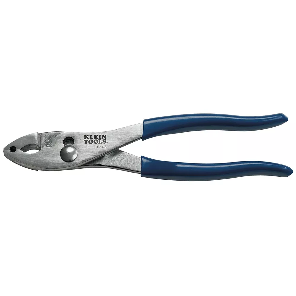 Klein Tools D514-8 Slip-Joint Pliers, Hose Clamp, 8"