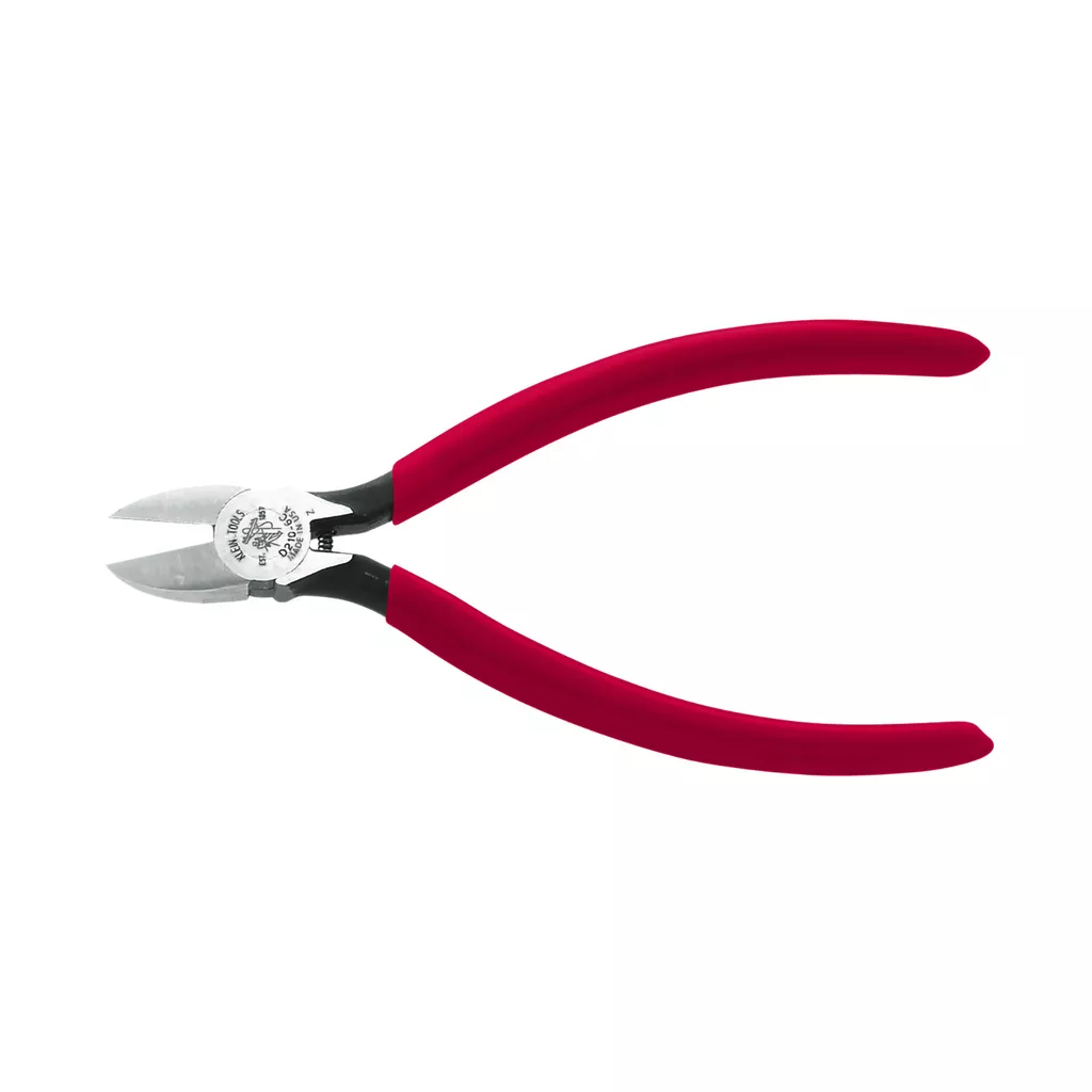 Klein Tools Diagonal Cutting Pliers, Semi-Flush, 6-Inch D210-6C