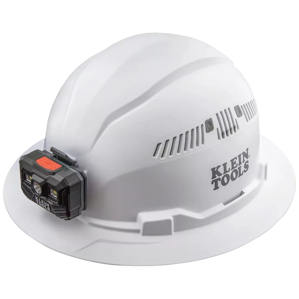 Klein Tools Full Brim Hard Hat w/ Headlamp