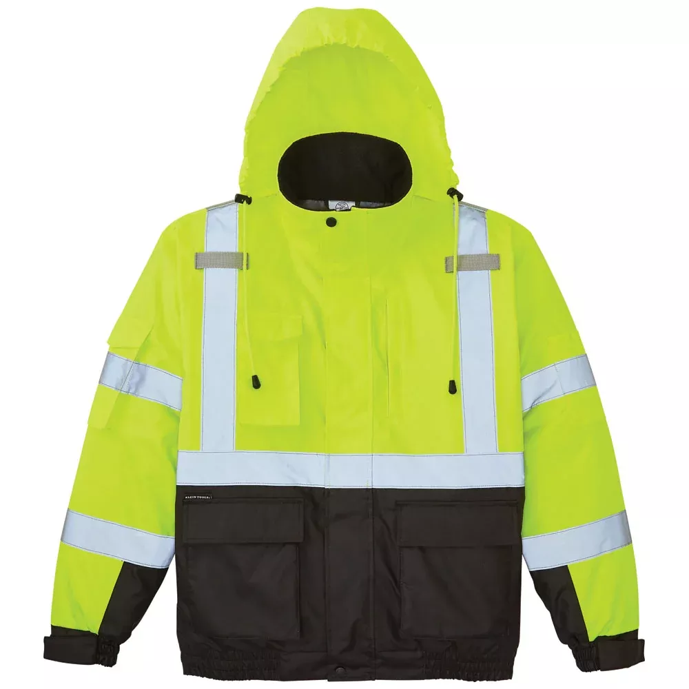 Klein Tools High-Visibility Winter Bomber Jacket
