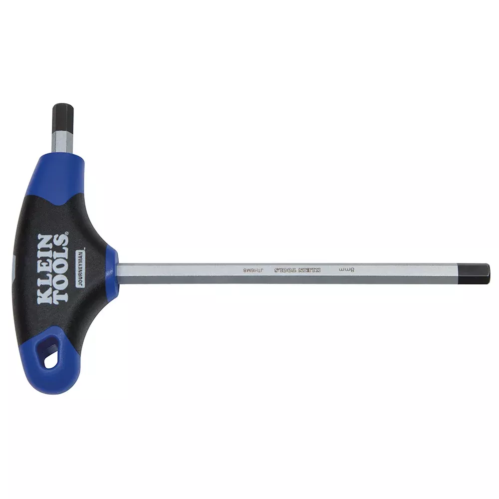 Klein Tools JTH6M25 Journeyman T-Handle Hex Key, 6" x 2.5 mm
