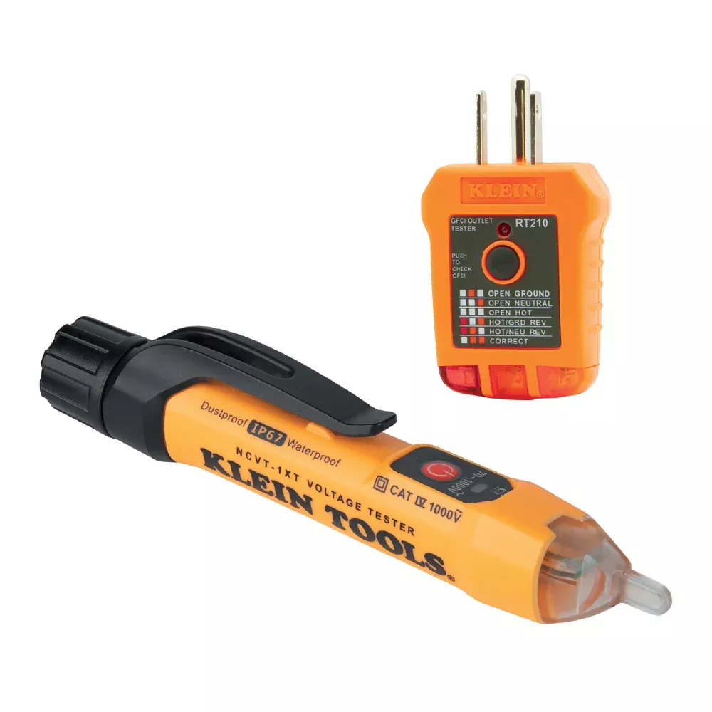 Klein Tools Non-Contact Voltage & GFCI Receptacle Premium Test Kit