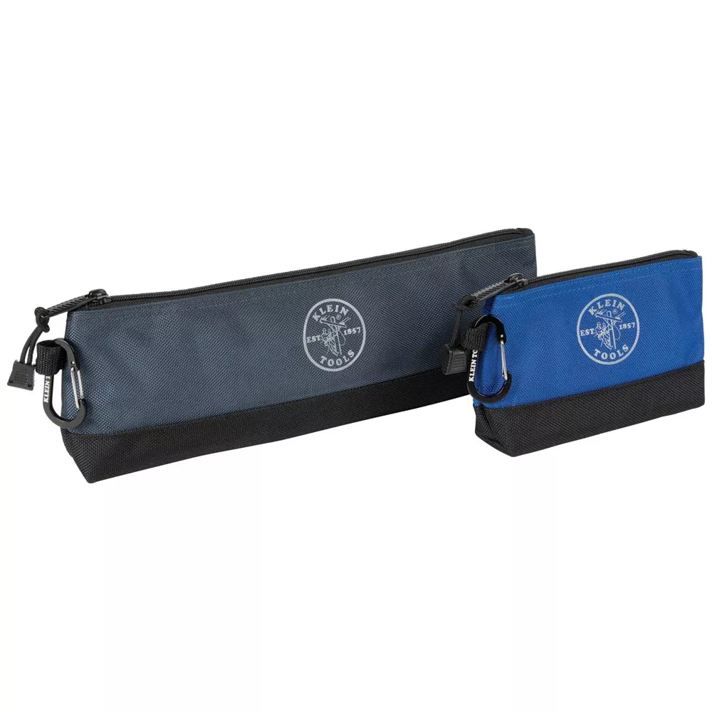 Klein Tools Stand-Up Zipper Bag Tool Pouches (2 PACK)