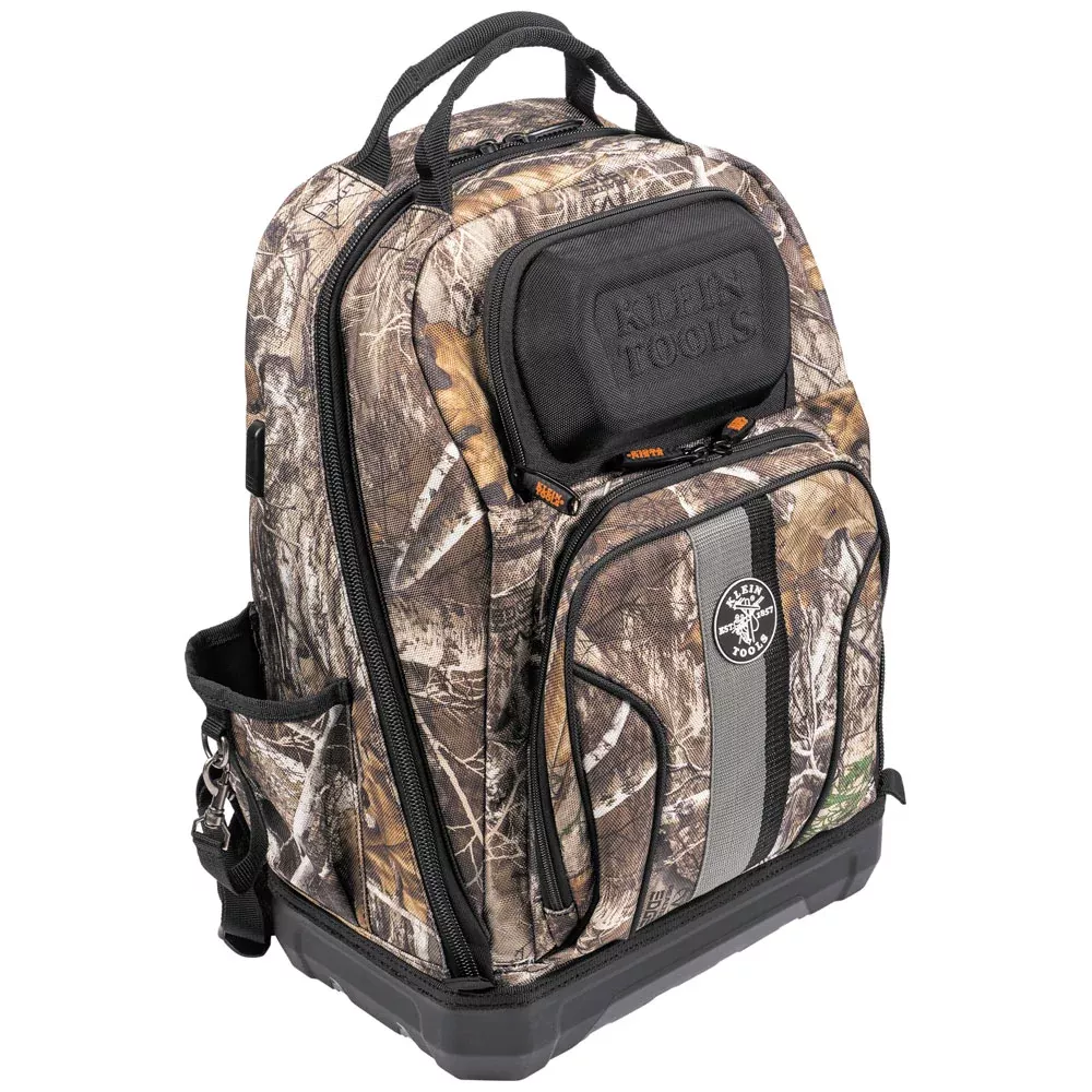 Klein Tools TRADESMAN PRO™ Camo XL Tool Bag Backpack w/ 40 Pockets