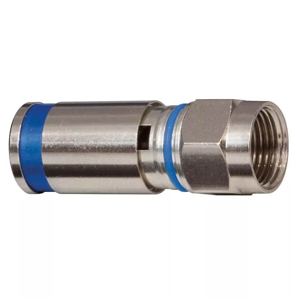 Klein Tools VDV812-624 Weatherproof F-Compression Connectors RG6, 50-Pack