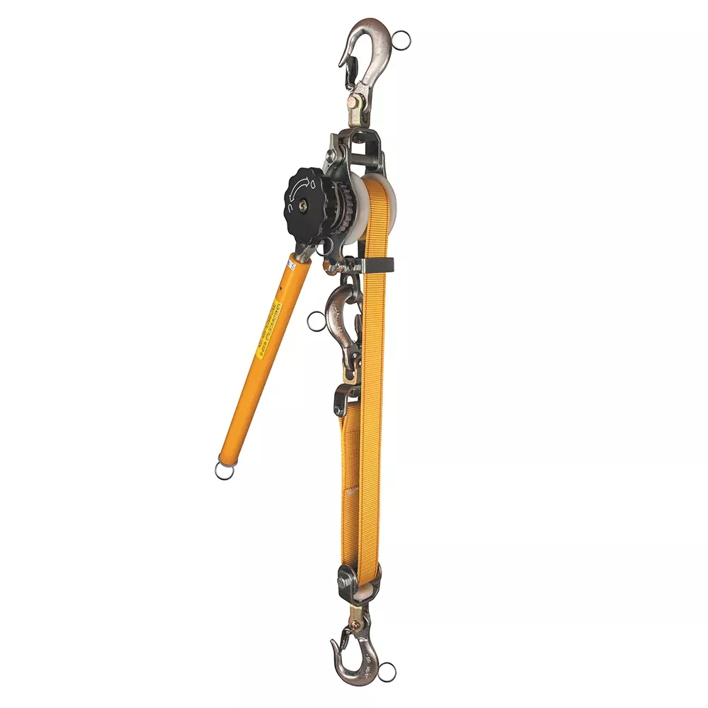 Klein Tools Web-Strap Ratchet Hoist w/ Hot Rings