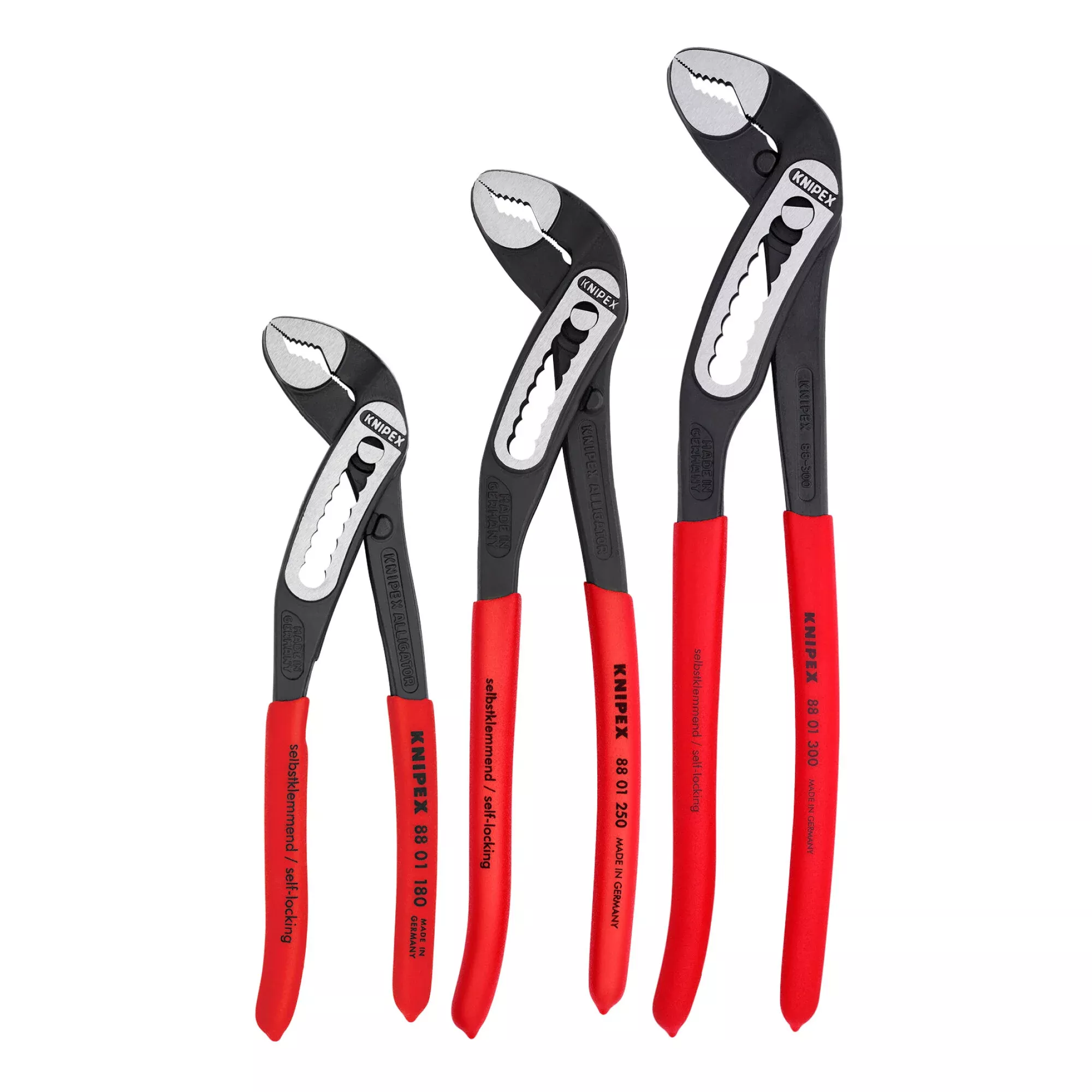 Knipex 00 20 07 US1 3 Pc Alligator Pliers Set