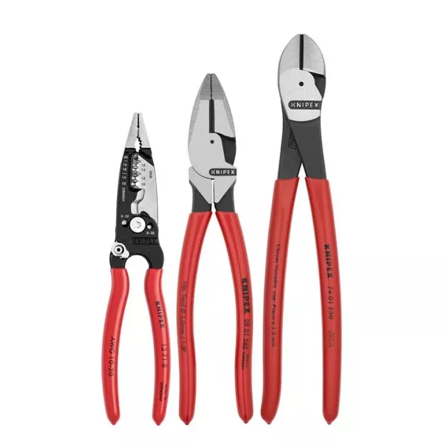 Knipex 3 Piece Electrical Tool Set 9K 00 80 158 US