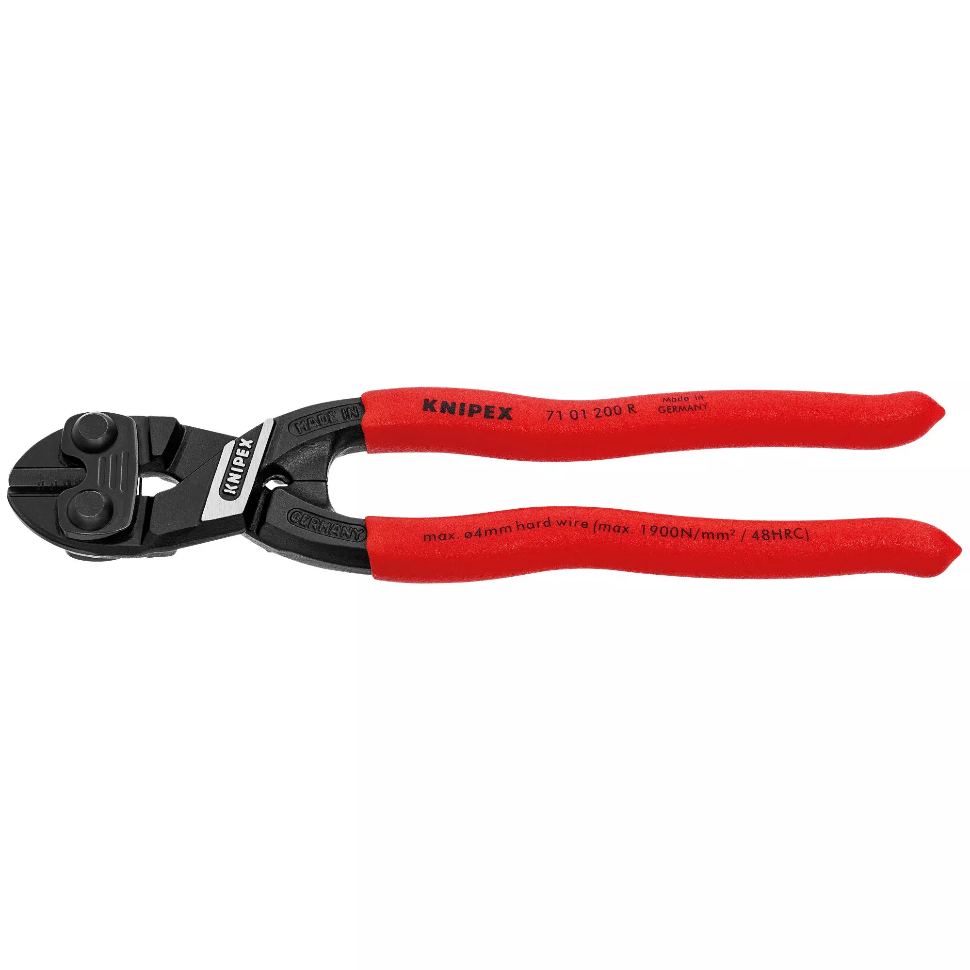 Knipex 71 01 200 R 8" CoBolt High Leverage Compact Bolt Cutters-Fencing