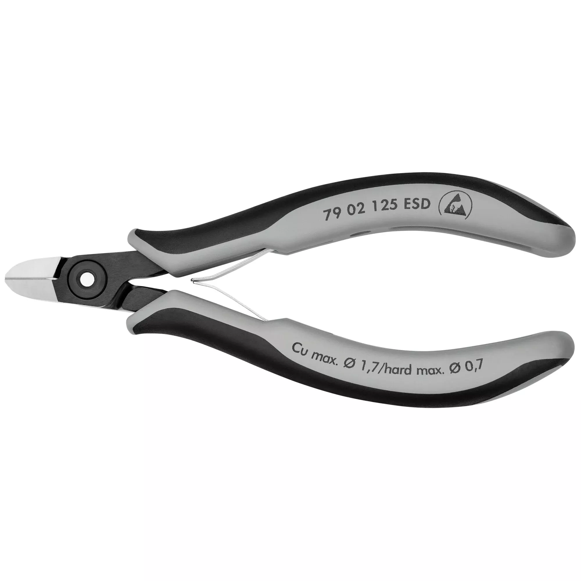 Knipex 79 02 125 ESD 5" Electronics Diagonal Cutters-ESD Handles