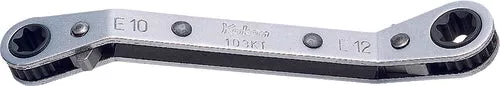 Ko-Ken 103KT-E14XE16 | Reversible Ratcheting Ring Wrench TORX���� E14xE16 - Length 139mm