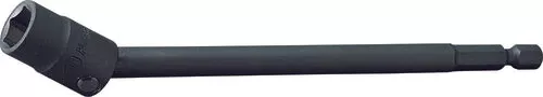 Ko-ken 113UN.150-10 | 1/4" Hex Power Drive Universal Joint Nutsetter | 10mm Hex | Length 150mm | Universal Joint Nutsetter