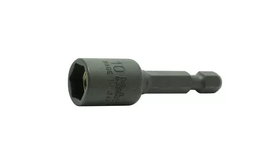 Ko-ken 115.50-13 | 1/4" Hex Power Drive Nutsetter | 13mm Hex | Length 50mm | Fixed Magnet