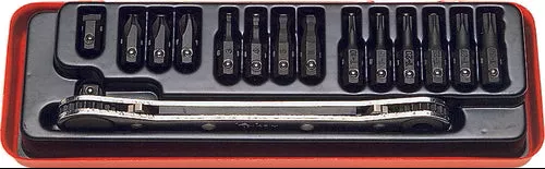 Ko-Ken 1202 | 15 Piece Bit Set w/ Wrench