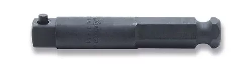 Ko-Ken 186.75P-1/2 | 7/16 Hex Dr. Adaptor1/2 Square Length 75mm Pin type
