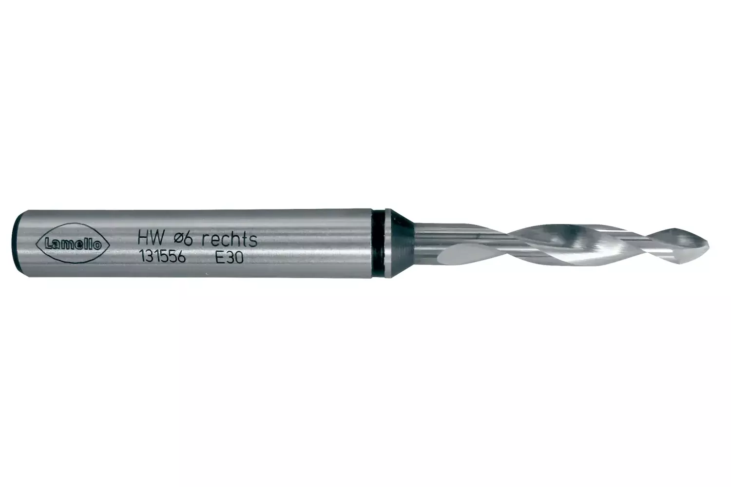 Lamello CNC 6mm Carbide Drill Bit for Clamex P-System Access Hole, 100mm 131556