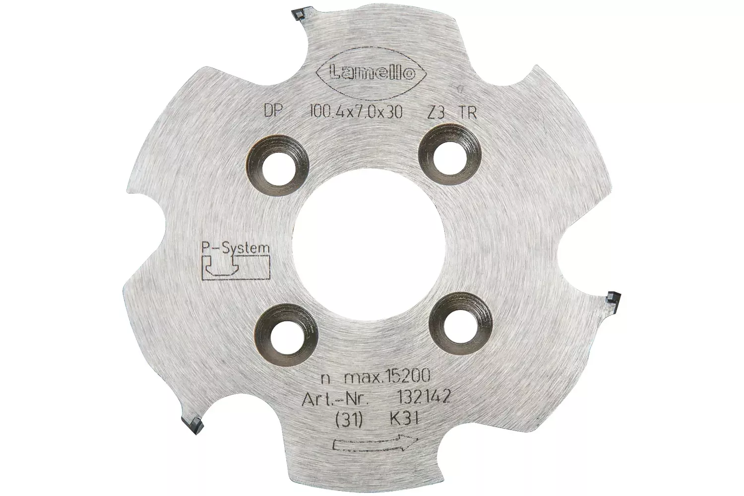 Lamello CNC Diamond Groove Cutter for P-System, 100.4 x 7 x 30mm 132142