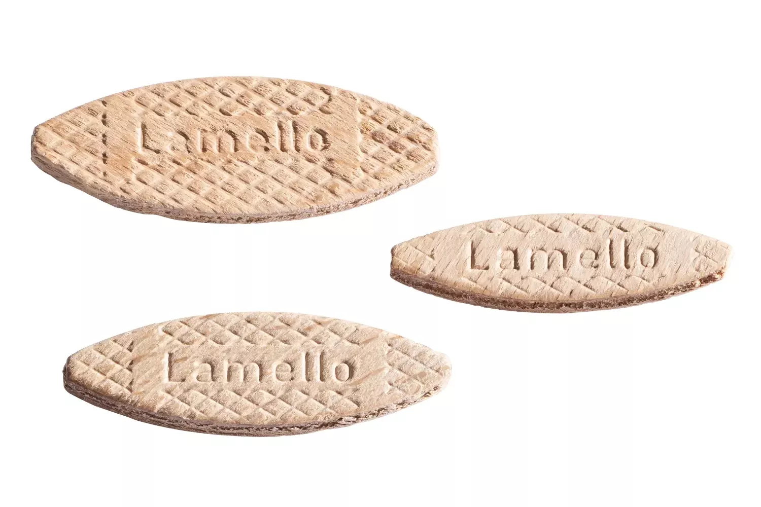 Lamello Original Wood Biscuits Assortment Pack (#0, #10, #20), Box of 1,000 144030