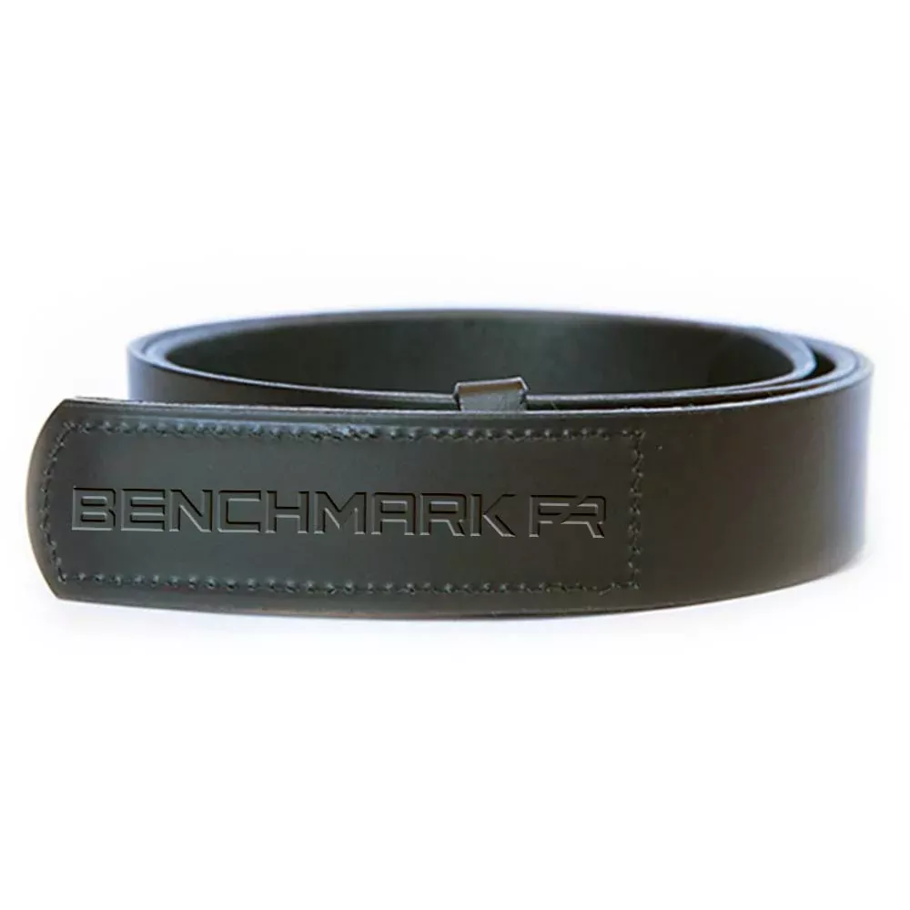 Leather Arc Belt with Benchmark FR Logo