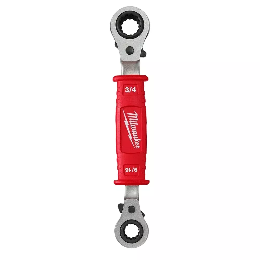 Lineman’s 4in1 Insulated Ratcheting Box Wrench