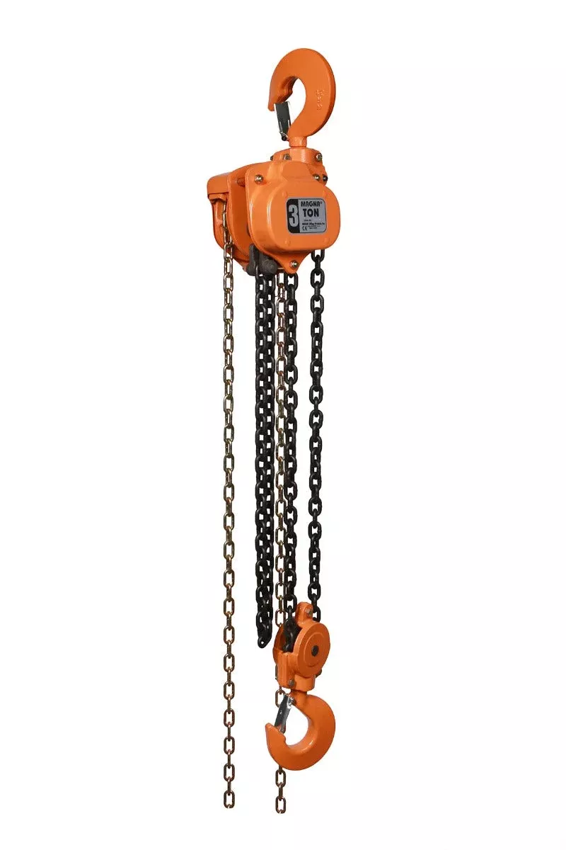 MAGNA Lifting Products 3 Ton Chain Hoist, 20 ft. Lift (Single Fall) CH30020SF