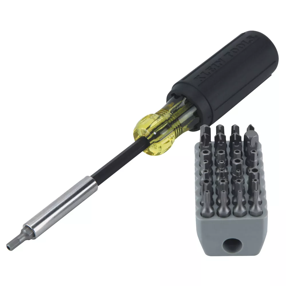 Magnetic Screwdriver with 32 Tamper Proof Bits