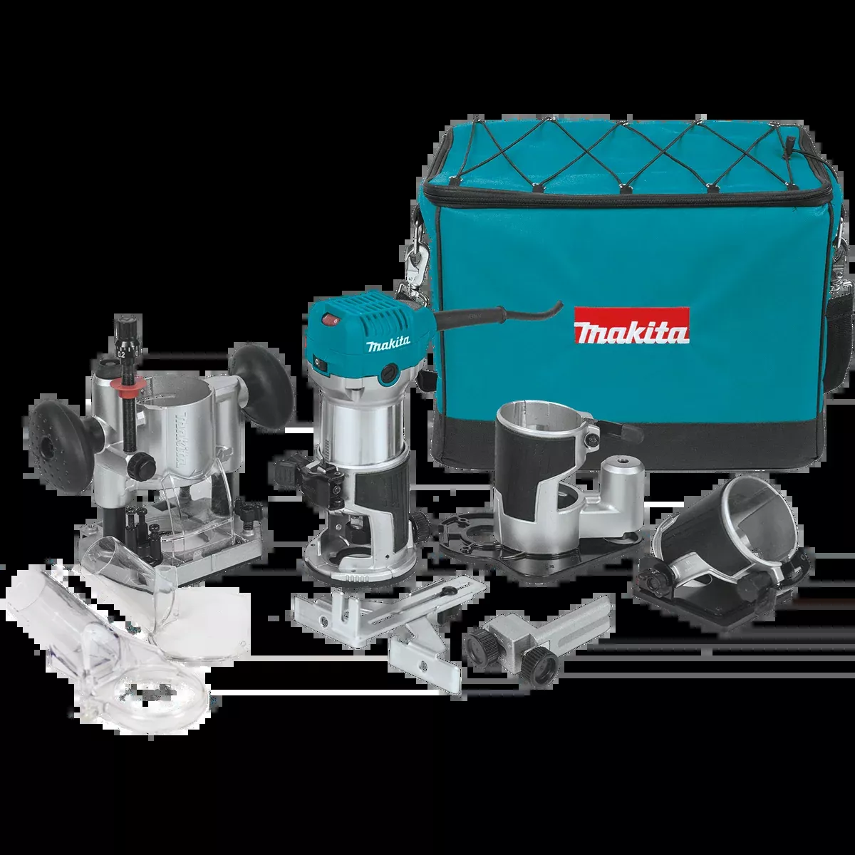 MAKITA 1‑1/4 HP* Compact Router Kit