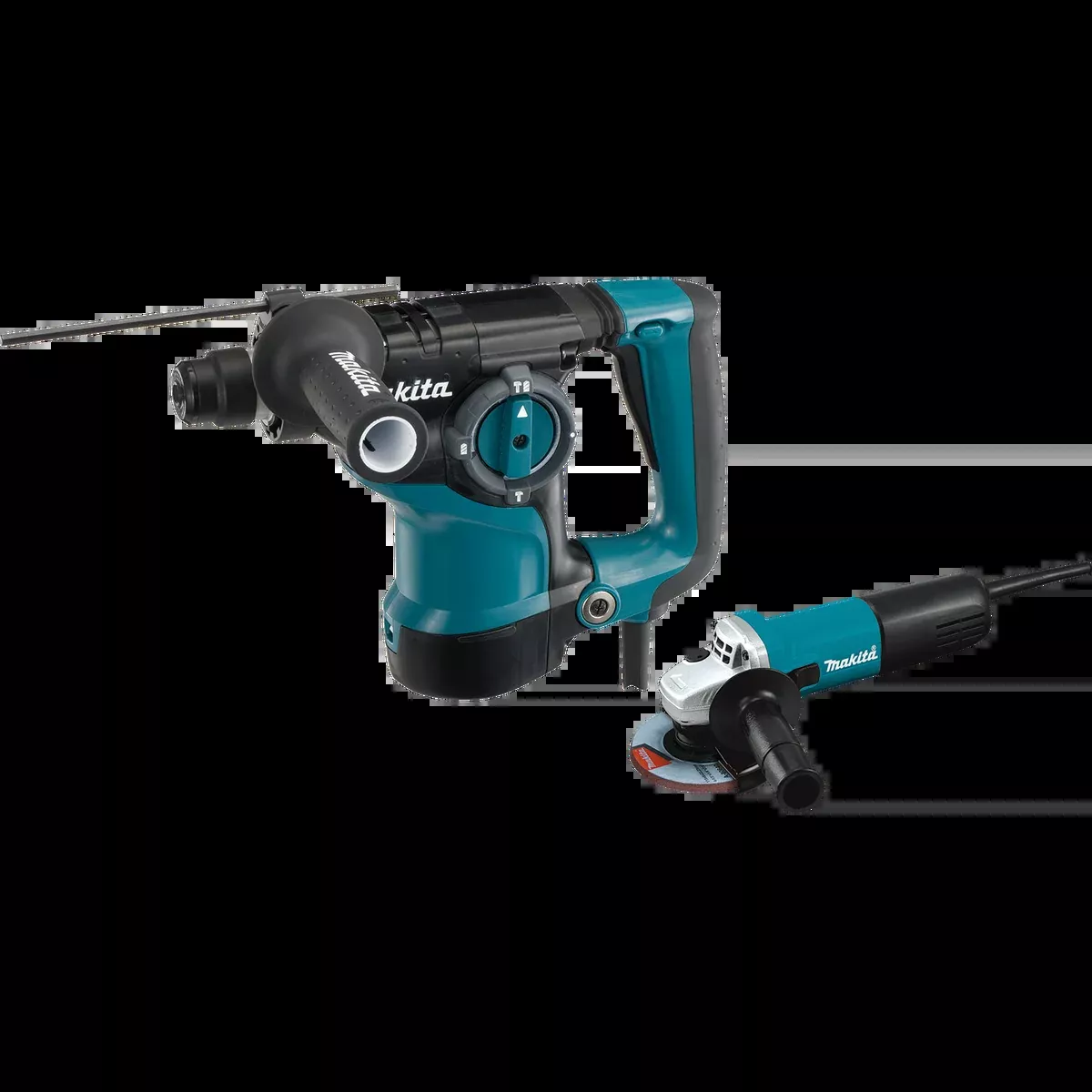 MAKITA 1‑1/8'' SDS‑PLUS Rotary Hammer & 4‑1/2" Angle Grinder