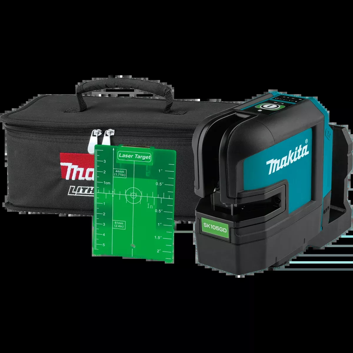 MAKITA 12V MAX CXT Self‑Leveling Cross‑Line Green Beam Laser (Tool Only)