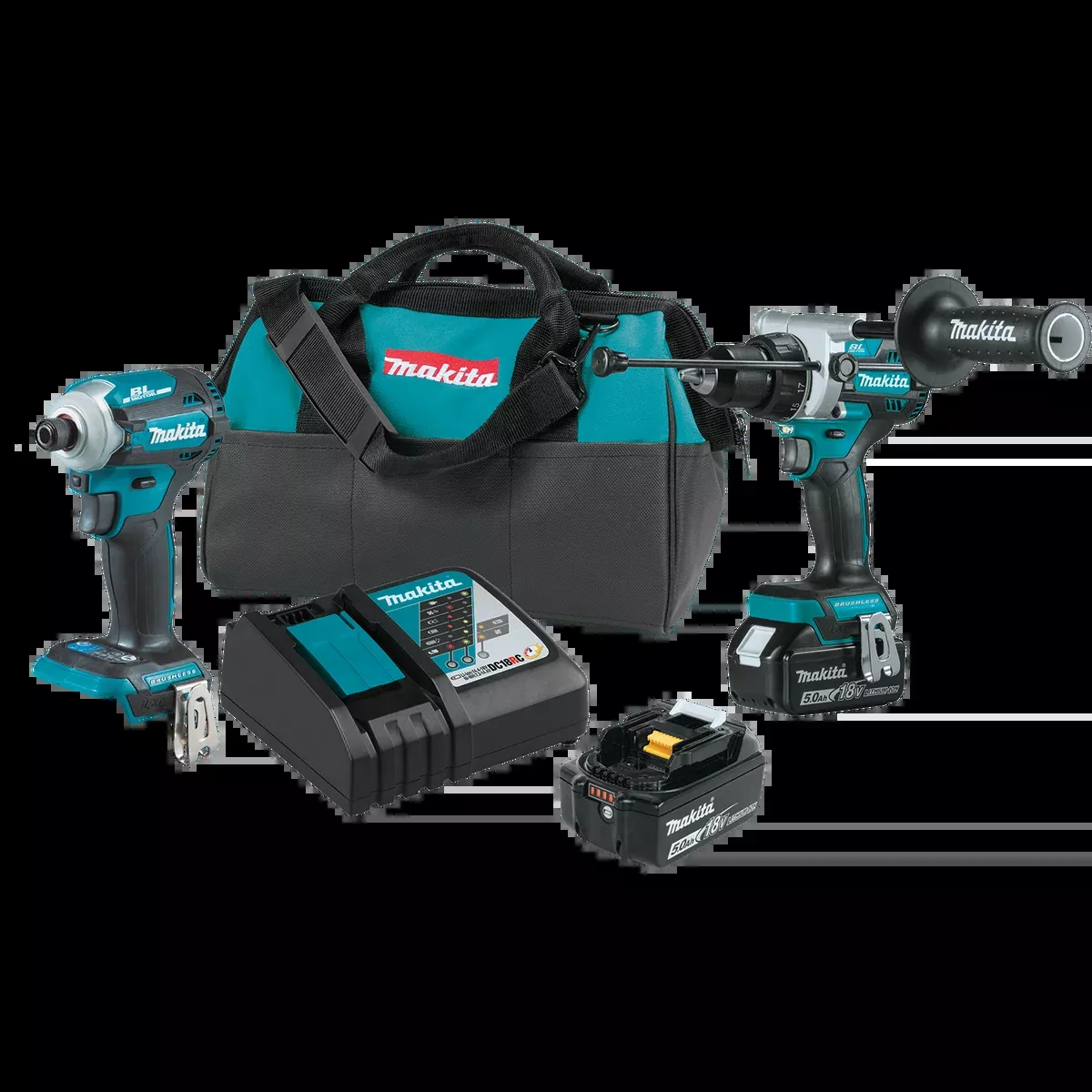 MAKITA 18V LXT 2 PC. Combo Kit