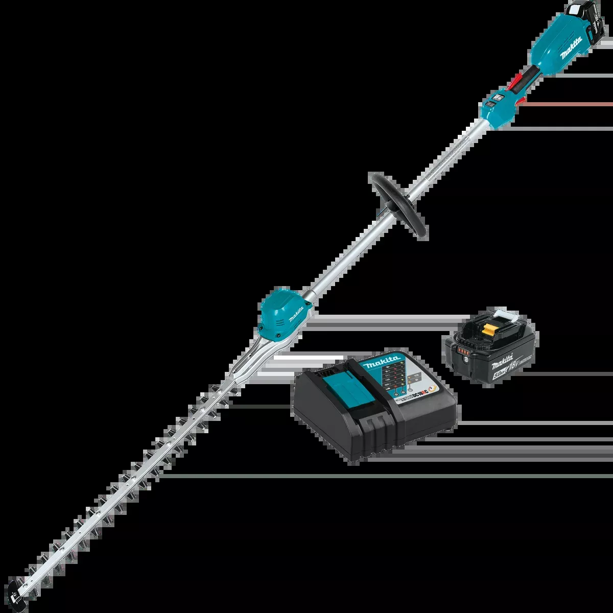 MAKITA 18V LXT 24" Pole Hedge Trimmer Kit