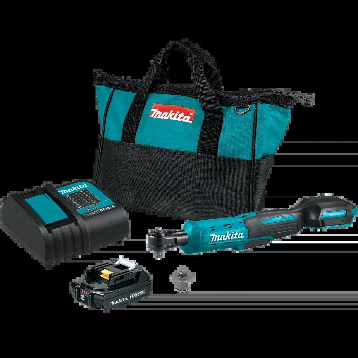 MAKITA 18V LXT 3/8" / 1/4" Sq. Drive Ratchet Kit