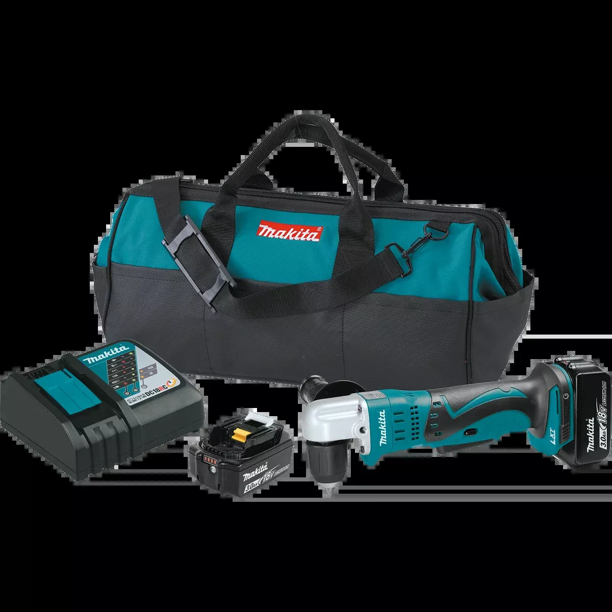 MAKITA 18V LXT 3/8" Angle Drill Kit