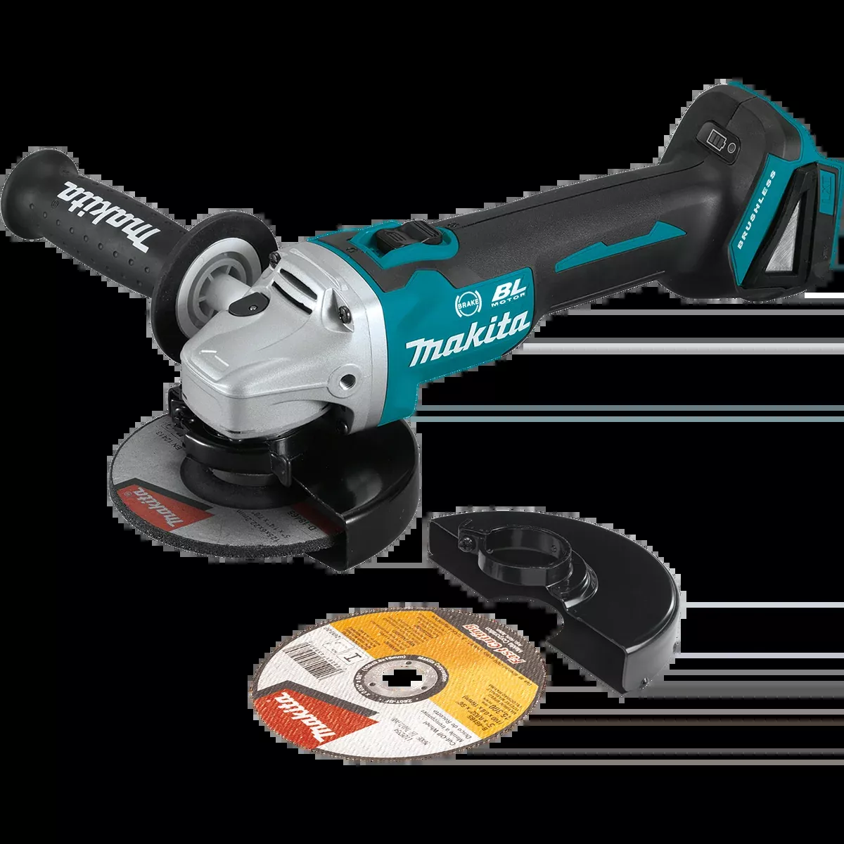 MAKITA 18V LXT 4‑1/2” / 5" Cut‑Off/Angle Grinder w/ Electric Brake (Tool Only)