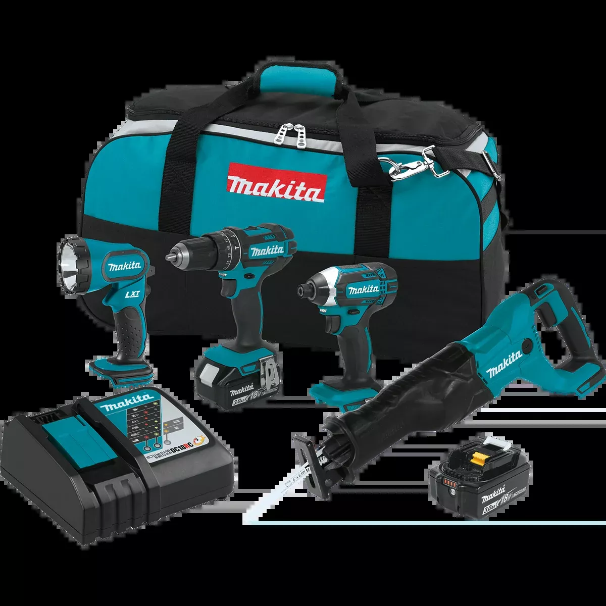 MAKITA 18V LXT 4 PC. Combo Kit